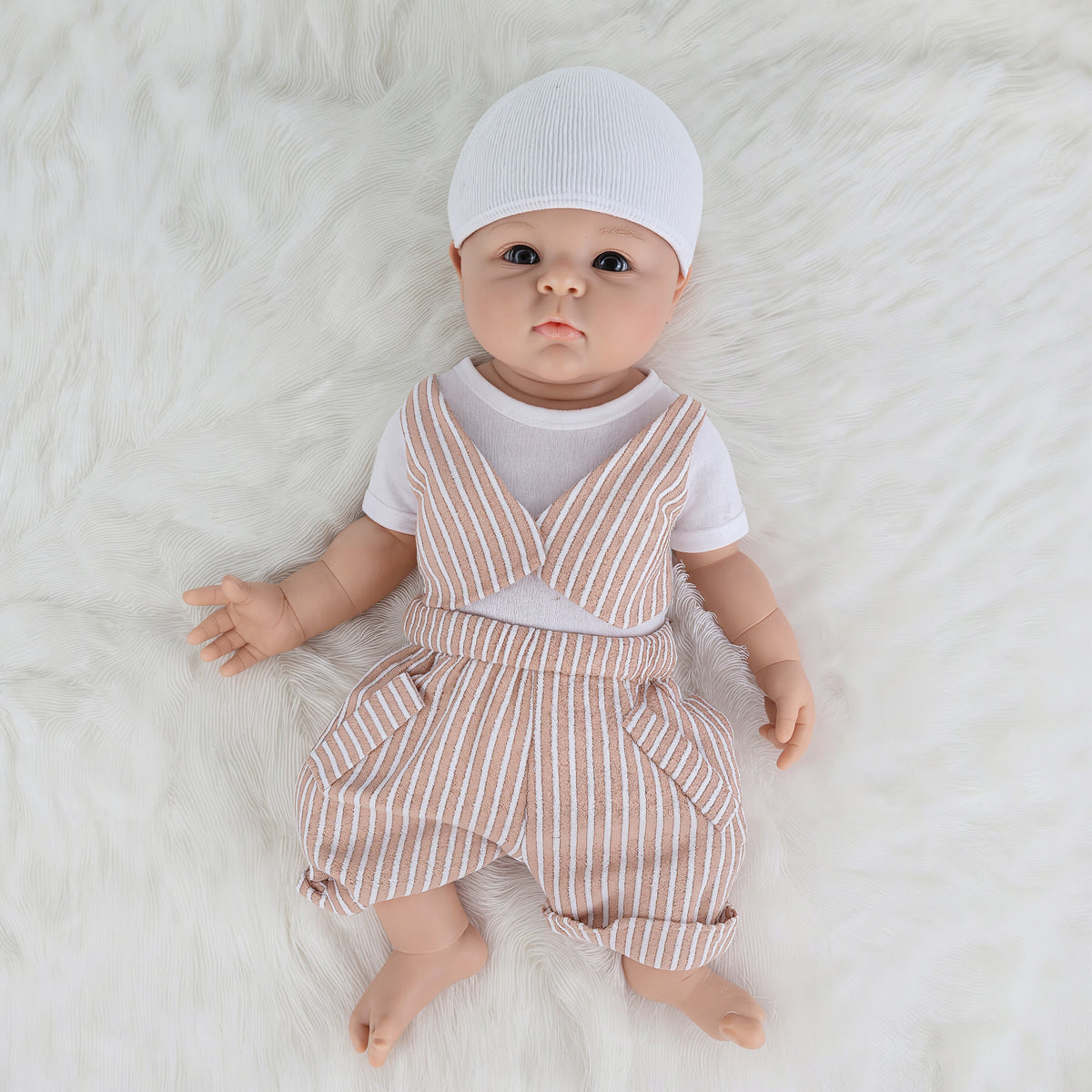IVITA Unpainted Full Silicone Reborn Baby Doll (Realistic 11-18")