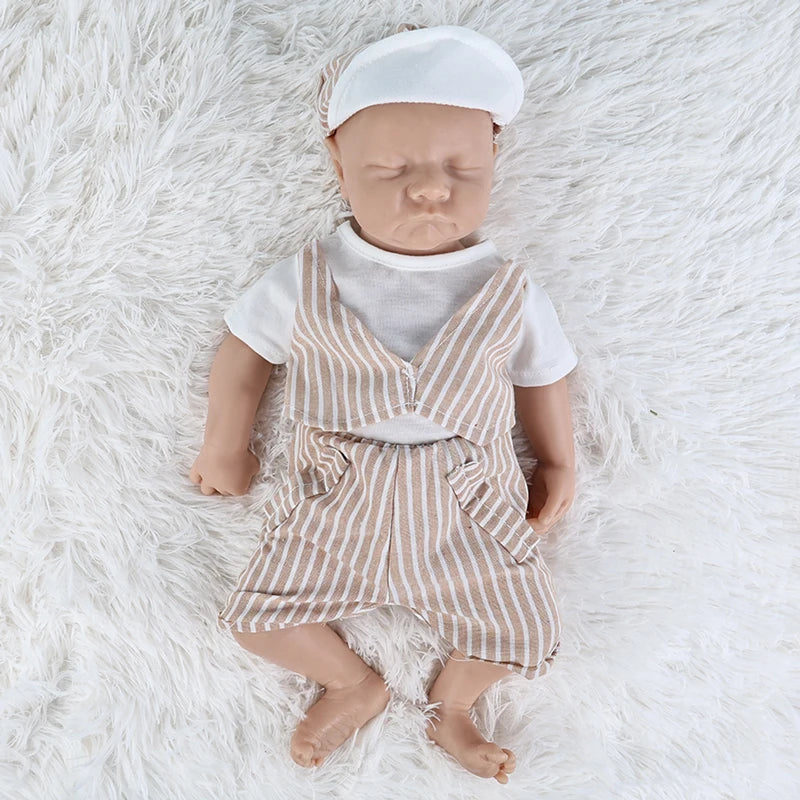 IVITA 100% Silicone Reborn Baby Doll Unpainted Realistic Baby Dolls Wholesale Lifelike Bebe Toys for Children Christmas Gift